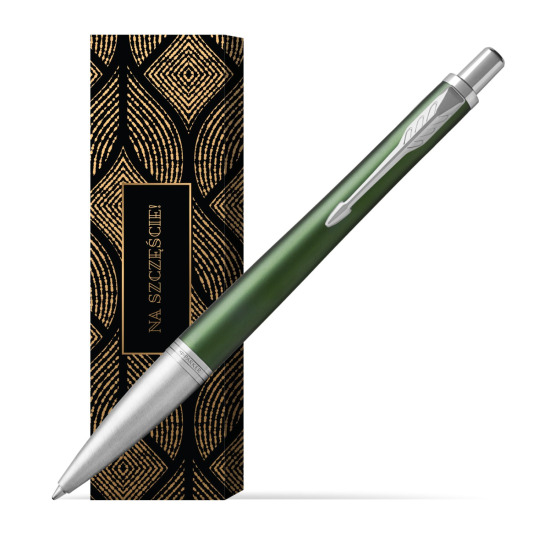 Długopis Parker Urban Premium  Zielony CT w obwolucie Szczęśliwy traf