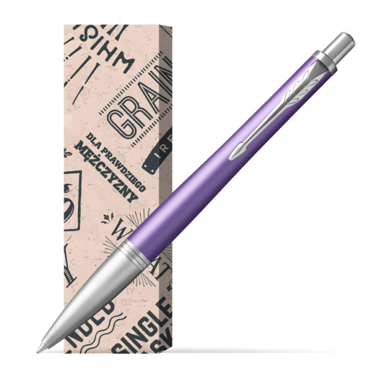 Długopis Parker Urban Premium Fioletowy CT w obwolucie Męski świat