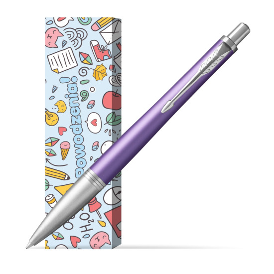 Długopis Parker Urban Premium Fioletowy CT w obwolucie Powodzenia