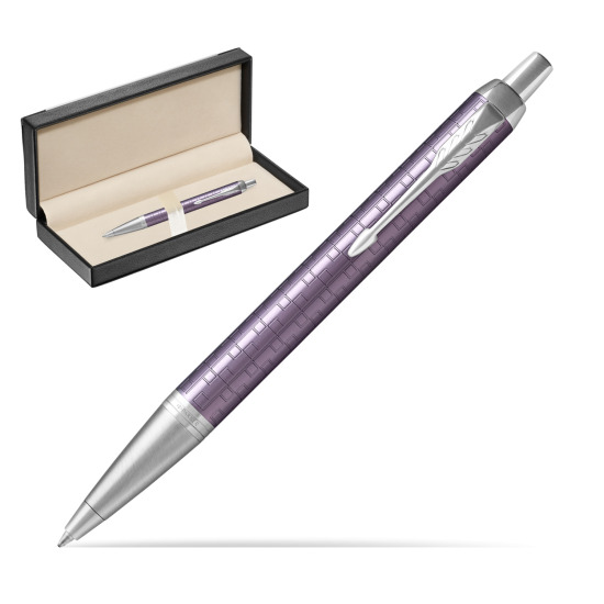 Długopis Parker IM Premium Ciemny Fioletowy CT w pudełku classic black