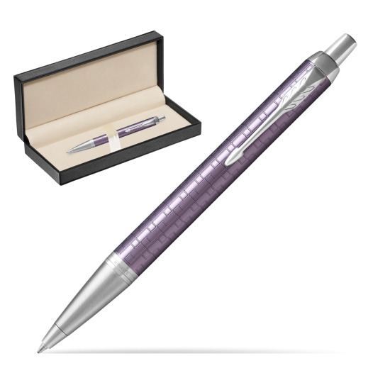 Długopis Parker IM Premium Ciemny Fioletowy CT w pudełku classic pure black