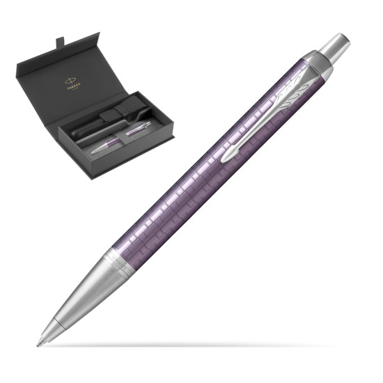 Długopis Parker IM Premium Ciemny Fioletowy CT w oryginalnym pudełku Parker, zamykane etui