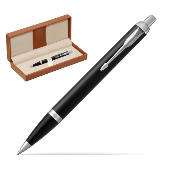 Długopis Parker IM Czarne CT w pudełku classic brown
