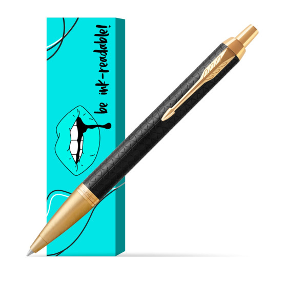 Długopis Parker IM Premium Czarny GT w obwolucie Ink-readable