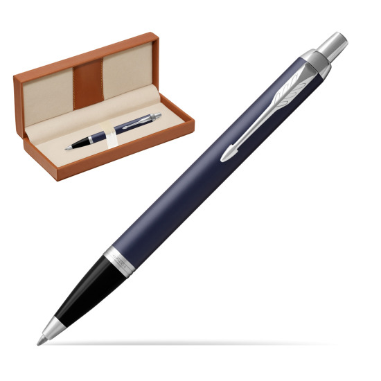 Długopis Parker IM Niebieski Mat CT w pudełku classic brown