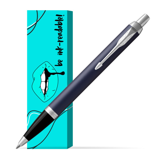 Długopis Parker IM Niebieski Mat CT w obwolucie Ink-readable