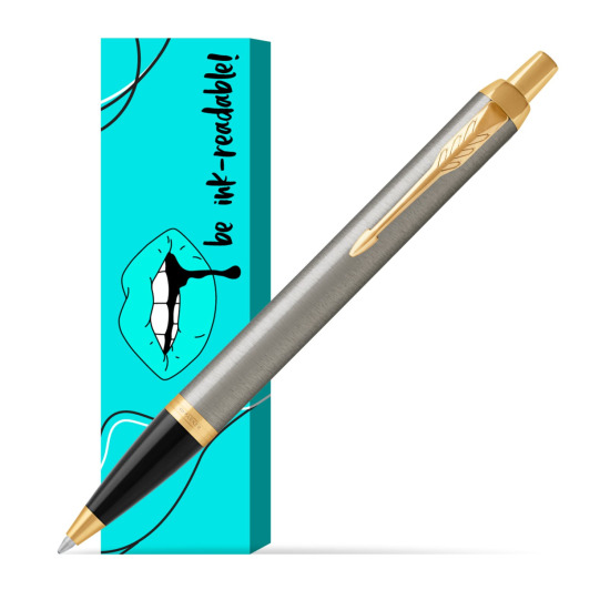 Długopis Parker IM Brushed Metal GT w obwolucie Ink-readable