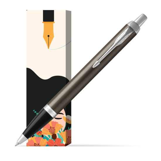 Długopis Parker IM Dark Espresso CT w obwolucie Maki