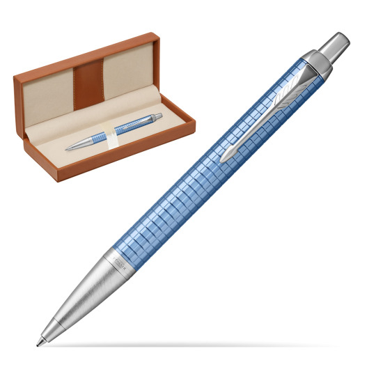 Długopis Parker IM Premium Niebieski CT w pudełku classic brown