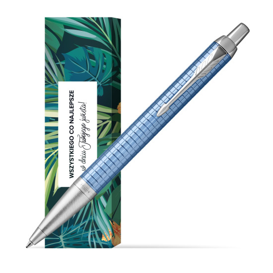 Długopis Parker IM Premium Niebieski CT w obwolucie Twoje święto