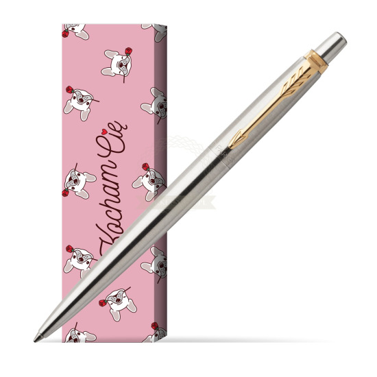 Długopis Parker Jotter Stal Matowa GT w obwolucie Sweet Rose