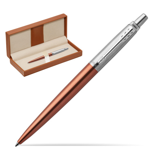 Długopis Parker Jotter Pomarańczowy Chelsea CT w pudełku classic brown
