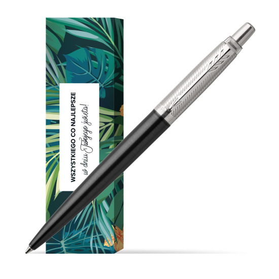 Długopis Jotter Premium Ciemnoszary Tower CT w obwolucie Twoje święto