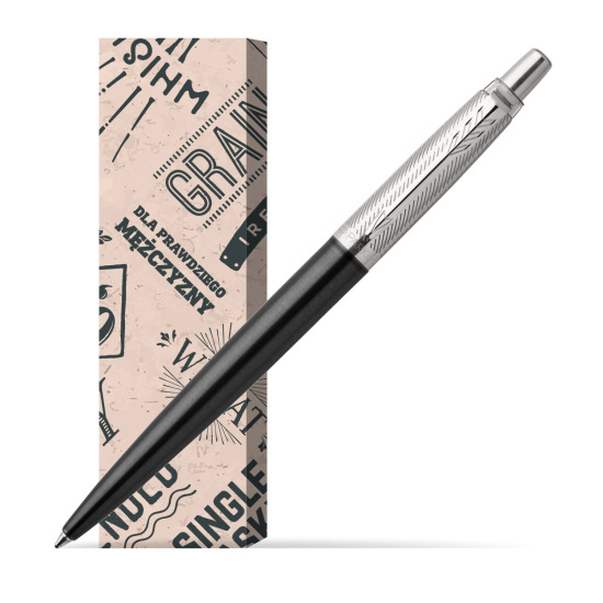 Długopis Jotter Premium Ciemnoszary Tower CT w obwolucie Męski świat