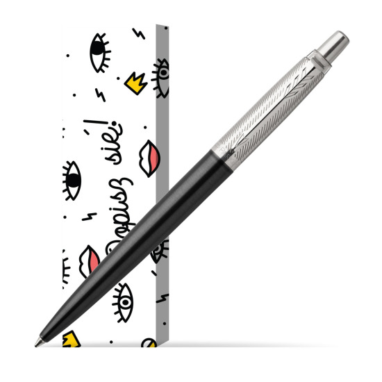Długopis Jotter Premium Ciemnoszary Tower CT w obwolucie Popisz się!