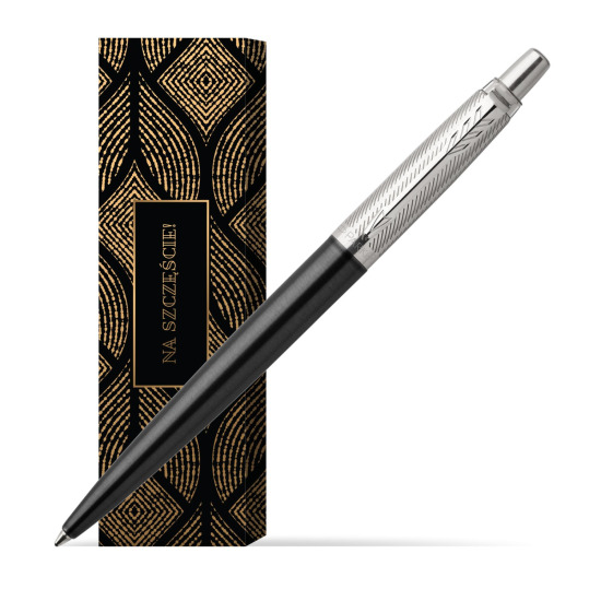 Długopis Jotter Premium Ciemnoszary Tower CT w obwolucie Szczęśliwy traf