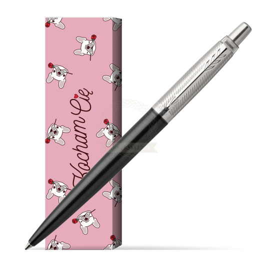 Długopis Jotter Premium Ciemnoszary Tower CT w obwolucie Sweet Rose
