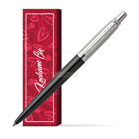 Długopis Jotter Premium Ciemnoszary Tower CT w obwolucie Kocham Cię