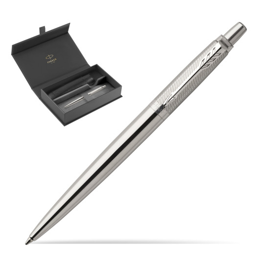 Długopis Jotter Premium Stal Diagonal CT w oryginalnym pudełku Parker, wsuwane etui