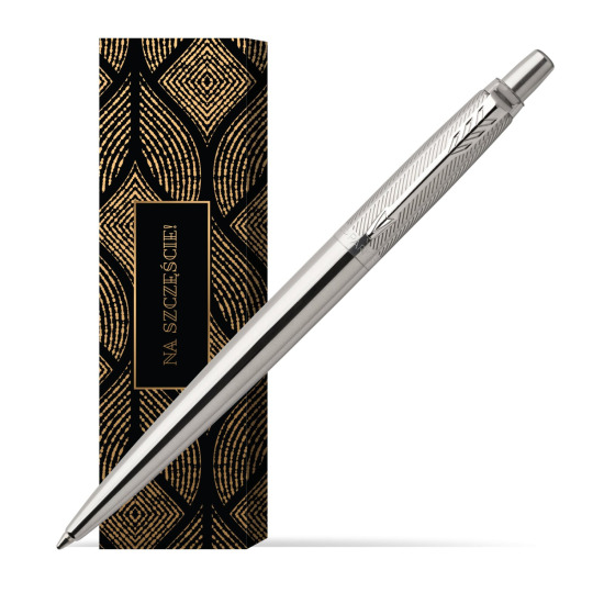Długopis Jotter Premium Stal Diagonal CT w obwolucie Szczęśliwy traf