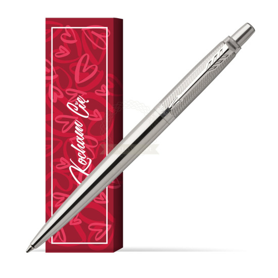 Długopis Jotter Premium Stal Diagonal CT w obwolucie Kocham Cię