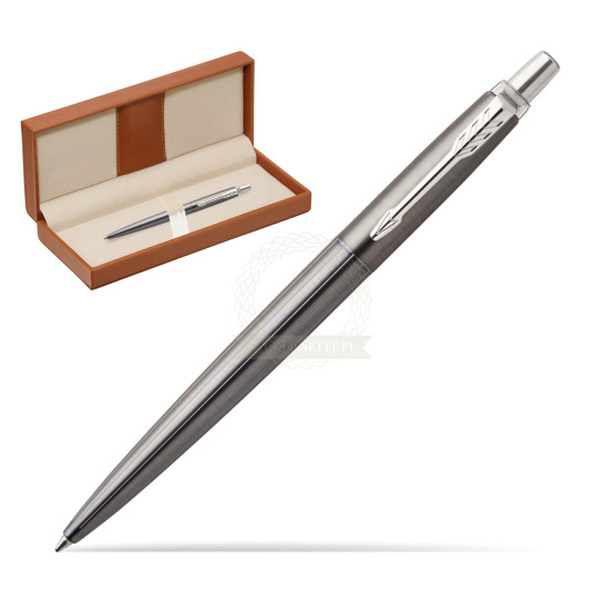 Długopis Parker Jotter Premium Szary Oxford CT w pudełku classic brown