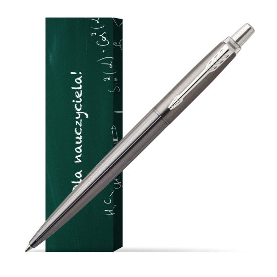 Długopis Parker Jotter Premium Szary Oxford CT w obwolucie Szkoła