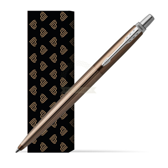 Długopis Jotter Premium Brąz Carlisle CT w obwolucie Złote Serca