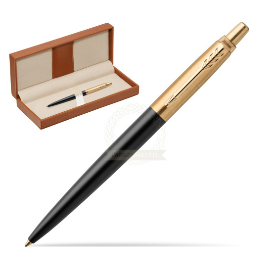 Długopis Jotter Luxury Czarny Bond Street GT w pudełku classic brown