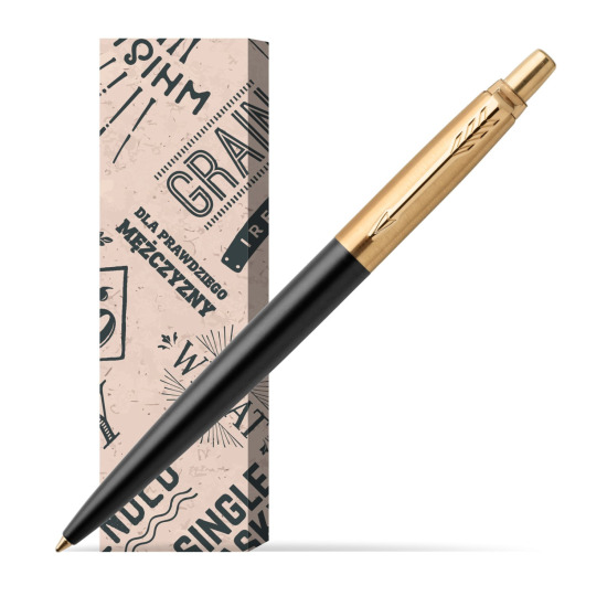 Długopis Jotter Luxury Czarny Bond Street GT w obwolucie Męski świat