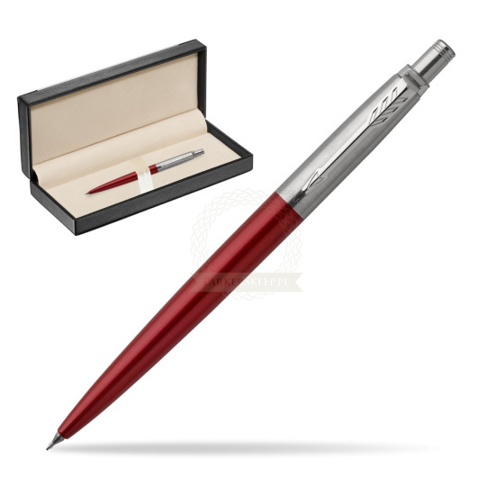 Ołówek Parker Jotter Czerwony Kensington CT w pudełku classic black