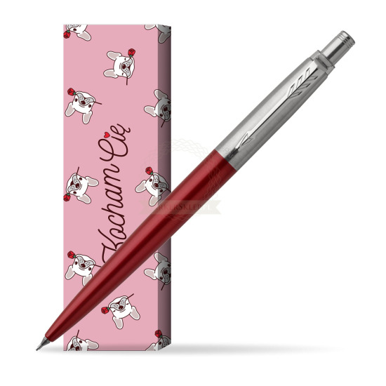 Ołówek Parker Jotter Czerwony Kensington CT w obwolucie Sweet Rose