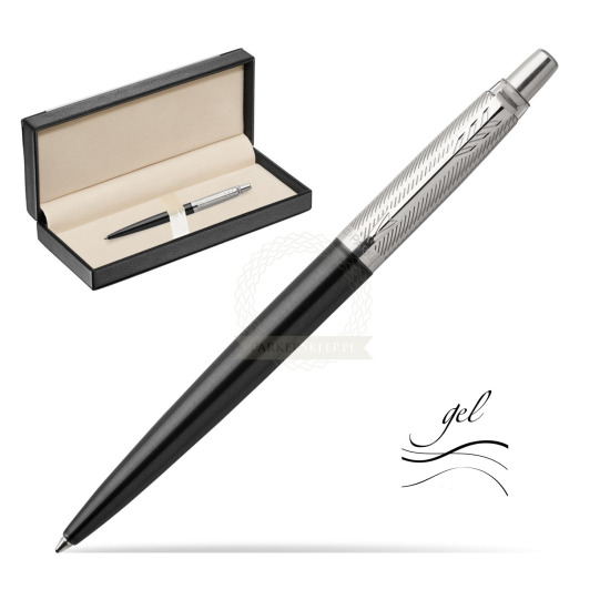 Długopis Parker Jotter Premium Żelowy Ciemnoszary Tower CT w pudełku classic black