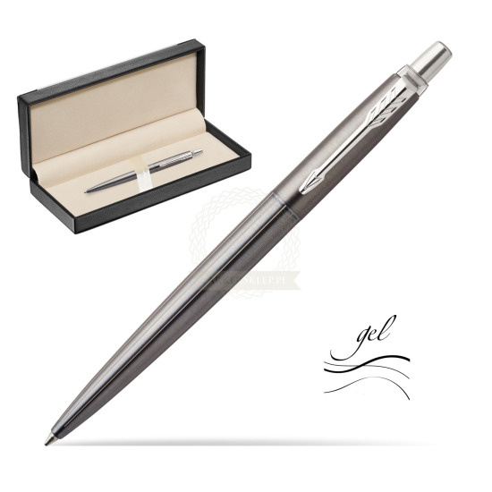 Długopis Parker Jotter Premium Żelowy Szary Oxford CT w pudełku classic black