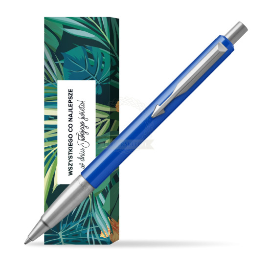 Długopis Parker Vector Standard Niebieski w obwolucie Twoje święto