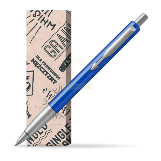 Długopis Parker Vector Standard Niebieski w obwolucie Męski świat