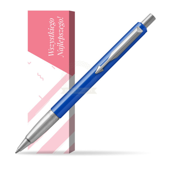 Długopis Parker Vector Standard Niebieski w obwolucie Wszystkiego najlepszego