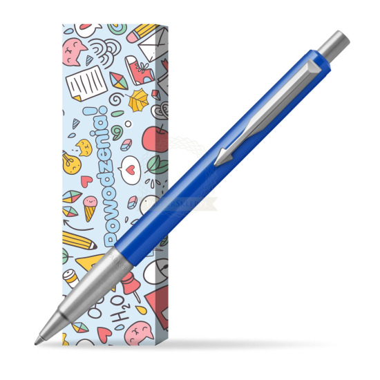 Długopis Parker Vector Standard Niebieski w obwolucie Powodzenia