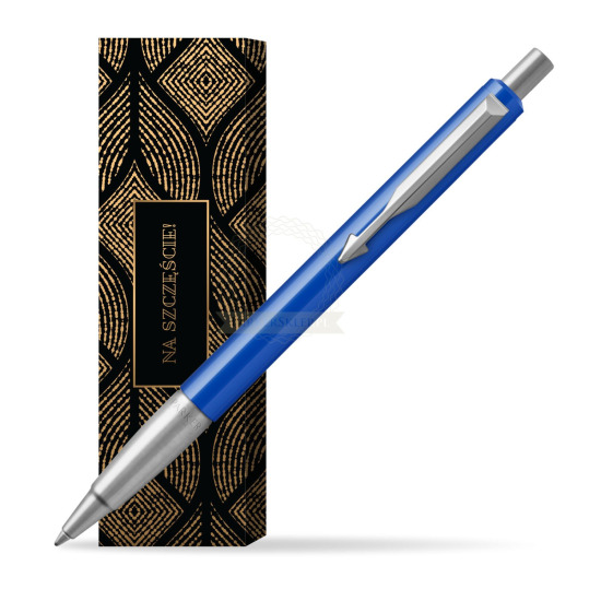 Długopis Parker Vector Standard Niebieski w obwolucie Szczęśliwy traf