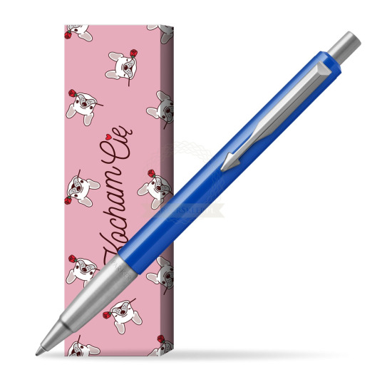 Długopis Parker Vector Standard Niebieski w obwolucie Sweet Rose