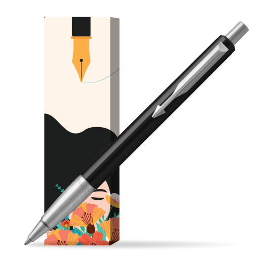 Długopis Parker Vector Standard Czarny w obwolucie Maki