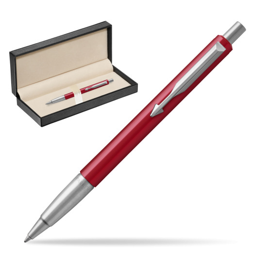 Długopis Parker Vector Czerwony CT 2018 w pudełku classic pure black