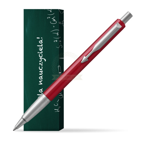 Długopis Parker Vector Czerwony CT 2018 w obwolucie Szkoła