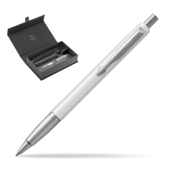 Długopis Parker Vector Biały CT 2018 w oryginalnym pudełku Parker, wsuwane etui
