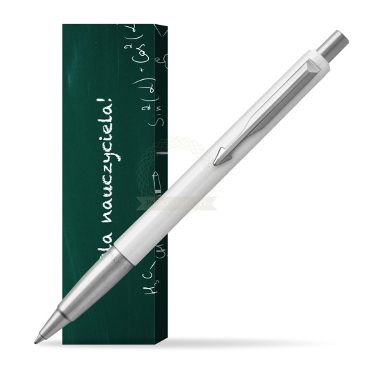 Długopis Parker Vector Biały CT 2018 w obwolucie Szkoła