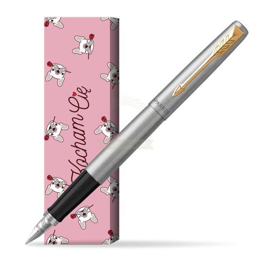 Pióro wieczne Parker Jotter Stal Matowa GT w obwolucie Sweet Rose