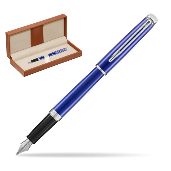 Pióro wieczne Waterman Hémisphère 2018 Bright Blue CT w pudełku classic brown