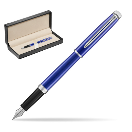 Pióro wieczne Waterman Hémisphère 2018 Bright Blue CT w pudełku classic black