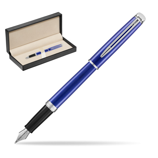 Pióro wieczne Waterman Hémisphère 2018 Bright Blue CT w pudełku classic pure black