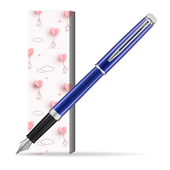 Pióro wieczne Waterman Hémisphère 2018 Bright Blue CT w obwolucie Love is in the air